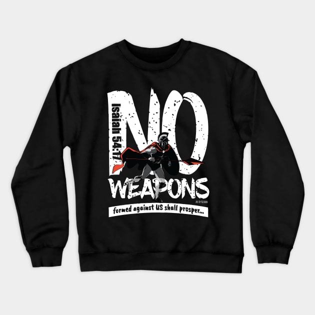 NO-WEAPONS soldier with a javelin Crewneck Sweatshirt by Richardramirez82